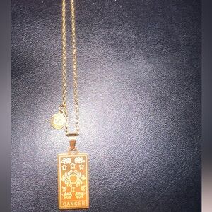 Gold Zodiac Pendant Necklace